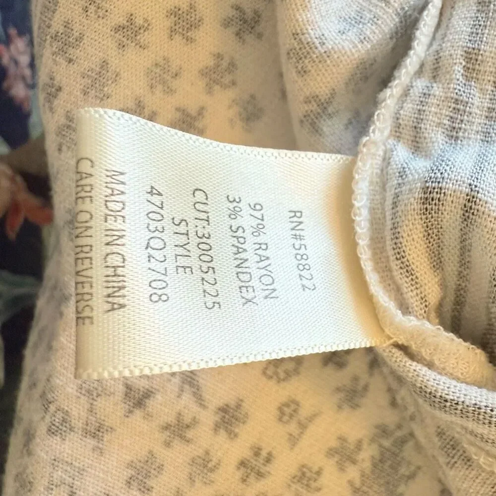 Max Studio Ivory & Black Kimono Top & Wide Leg Pants Sz S Indie, Boho - Picture 12 of 16